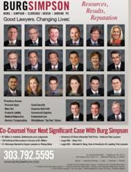Burg Simpson Attorneys Colorado Super Lawyers